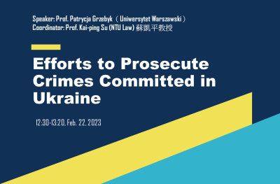Efforts to Prosecute Crimes Committed in Ukraine